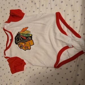 NHL Red and White Kids Bodysuit